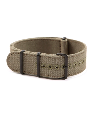 CANVAS NATO STRAP DARK ARMY GREEN 24 mm