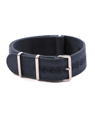 CANVAS NATO STRAP NAVY BLUE 24 mm COPY