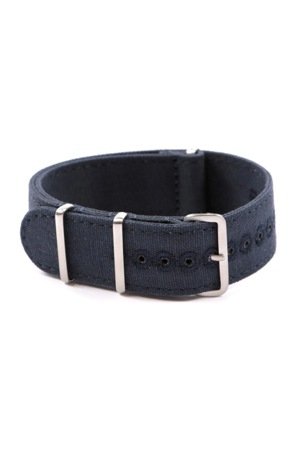 CANVAS NATO STRAP NAVY BLUE 24 mm COPY