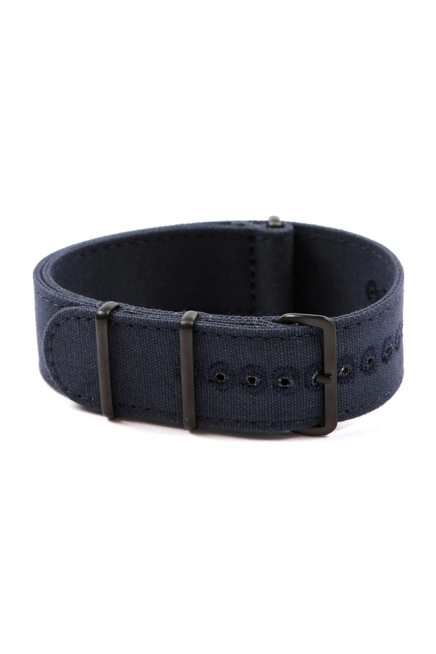 CANVAS NATO STRAP NAVY BLUE 24 mm