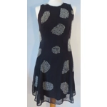 Lovely black chiffon shift, 6