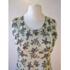 Patterned pale green '60s shift dress, 10