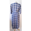 Blue & white tartan dress, 10