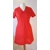 Cute red shift dress with bow, 12