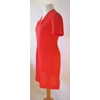 Cute red shift dress with bow, 12