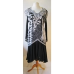 Stunning silk sequinned dress, 12