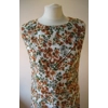 Long floral white & green dress, 10
