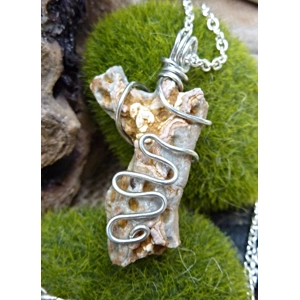 Kentucky Tabulate Coral Fossil Necklaces