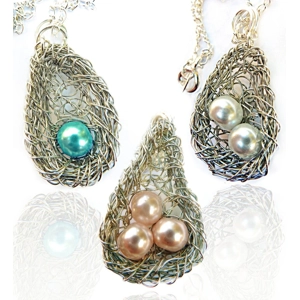 Weaver Bird Nest Necklaces