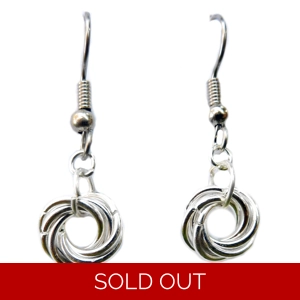 Rosette Chainmaille Earrings