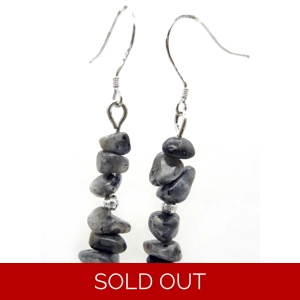 Norwegian Moonstone 6 Chip Earrings