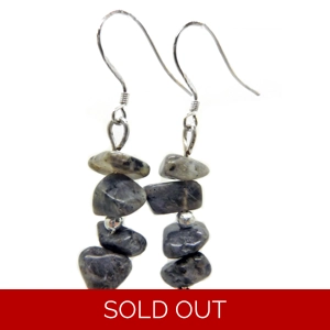 Norwegian Moonstone 4 Chip Earrings