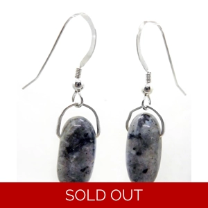 Norwegian Moonstone Oblong Drop Earrings