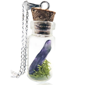 Bottled Gemstone Necklaces