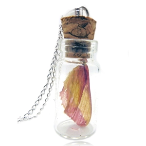 Rosy Maple Moth Necklace