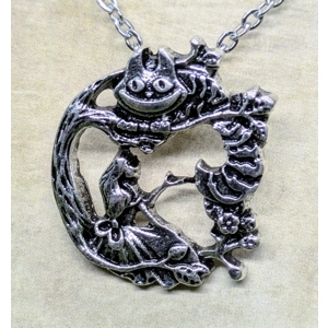 Alice & the Cheshire Cat Necklace