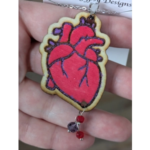 Anatomical Heart Necklace