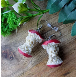 Deadly Apple Core Earrings