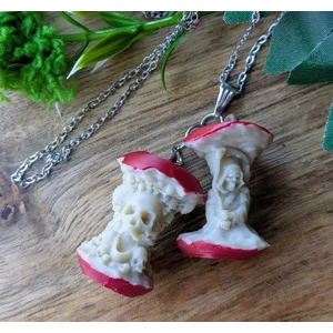 Deadly Apple Core Necklace