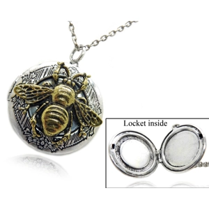 Bee Locket Necklace