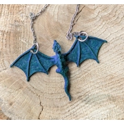 Tiny Flying Dragon Necklace