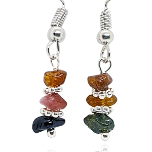 Birthstone Chip Earrings