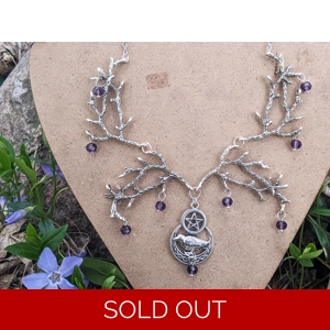 Branch Necklace - Crow