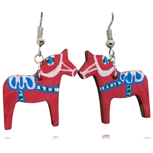 Dala Horse Earrings
