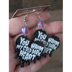 Dark Heart earrings