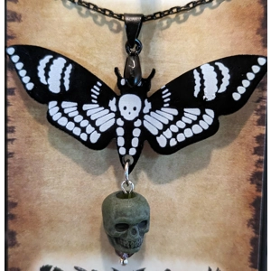Death Moth Necklace