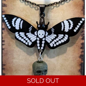 Death Moth Necklace