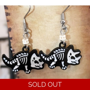 Dino Skeleton Earrings
