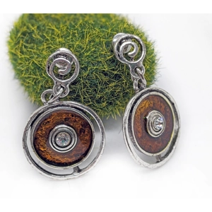 Abstract Shield Stud Earrings