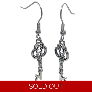 Celtic Knot Key Earrings