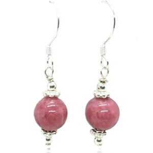 Thulite Drop Earrings