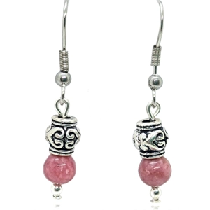 Thulite Drop Earrings