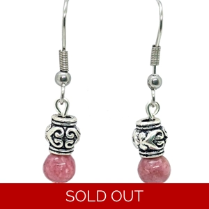 Thulite Drop Earrings