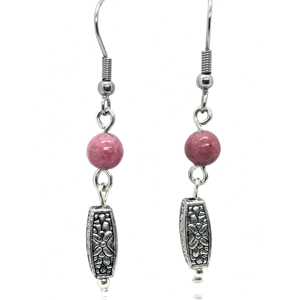 Nordic Flower Block Earrings