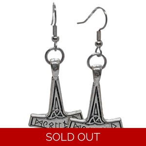 Thor's Hammer Earrings