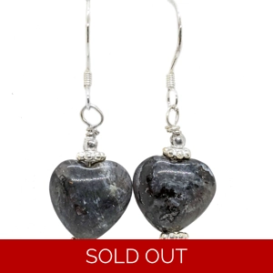 Norwegian Moonstone Heart Earrings