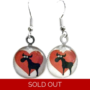 Moose Love Earrings