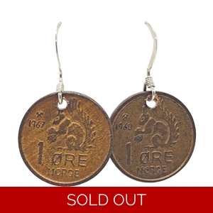 Squirrel Øre Coin Earrings