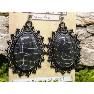 Spider Web Earrings