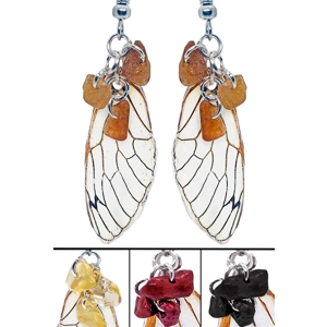 17-year Periodical Cicada Wing Earrings
