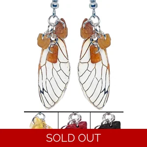 17-year Periodical Cicada Wing Earrings