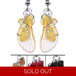 17-year Periodical Cicada Wing Earrings