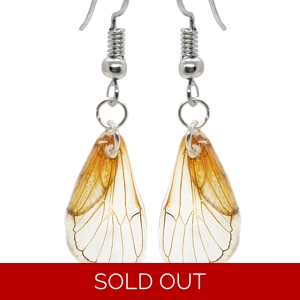 17-year Periodical Cicada Wing Earrings