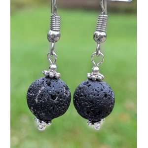 Lava Rock Earrings