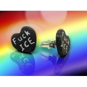 Fuck ICE stud earrings