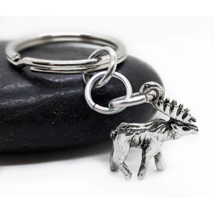 Moose Keyring